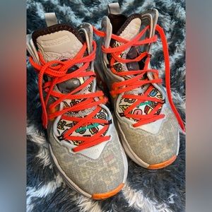 Lebron XIX - Nike Fast Food Sneakers GUC Size 4.5Y or women’s 6-6.5